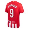 Maillot de Supporter Atlético Madrid Memphis 9 Domicile 2023-24 Pour Homme